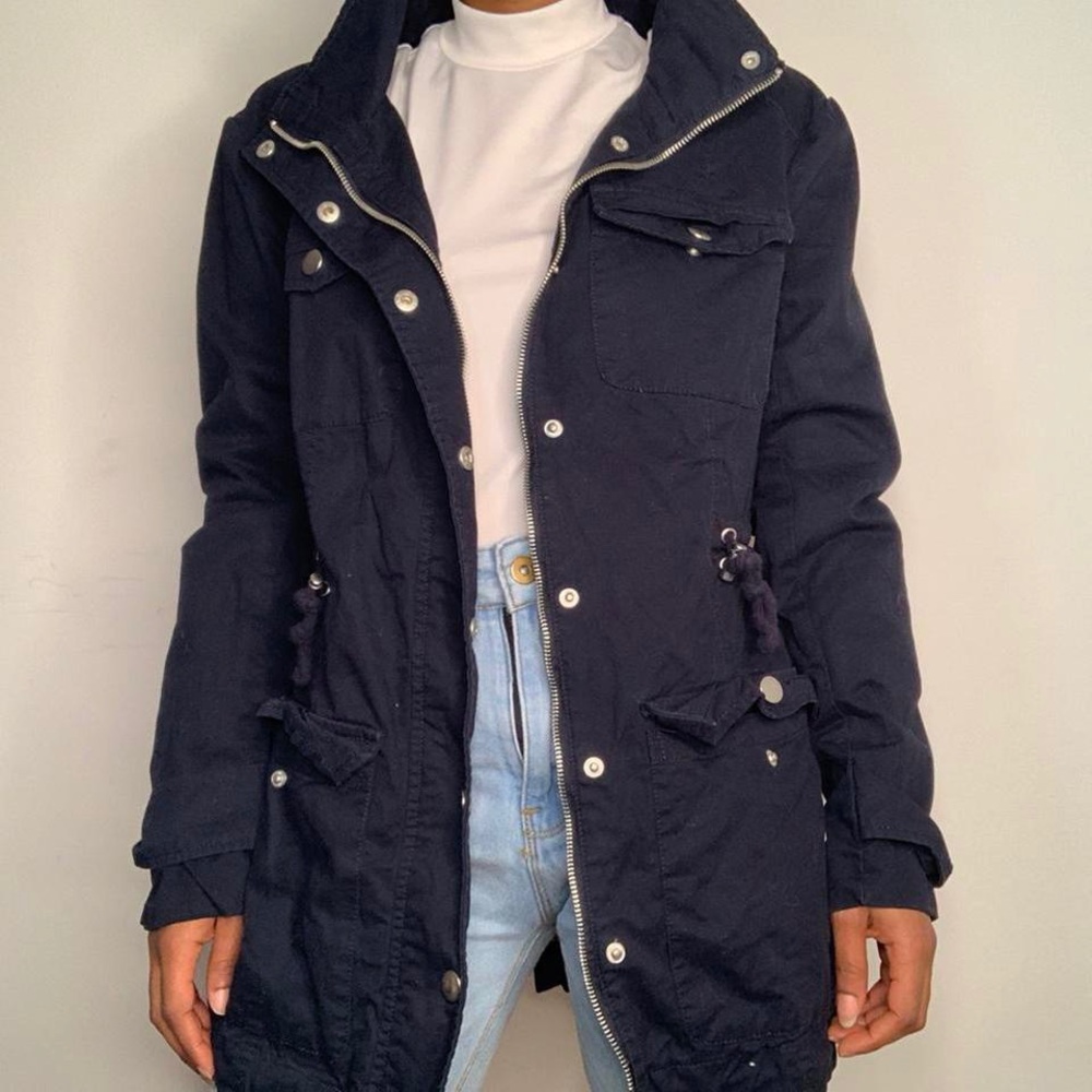 Light navy blue canvas jacket ❤️